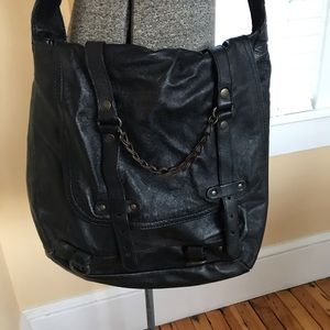 Leather cross body